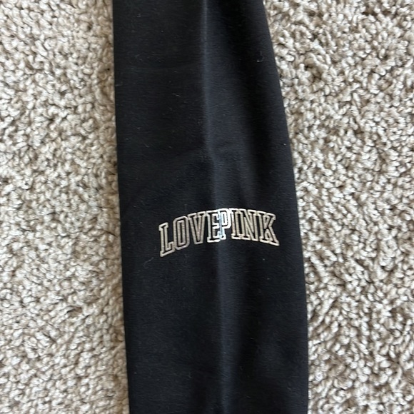 Pink by Victoria’s Secret Black High Waist Full Length Leggings - Picture 2 of 4